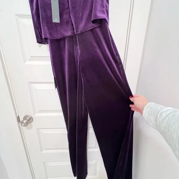 Lulu's Purple Cowl Neck Jumpsuit for Cocktail - Picture 4 of 7
